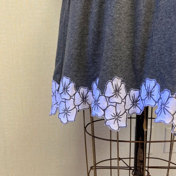 NWT Deadstock 2000s Suzabelle Designer Short Sleeve Floral Dress - Picture 3 of 5